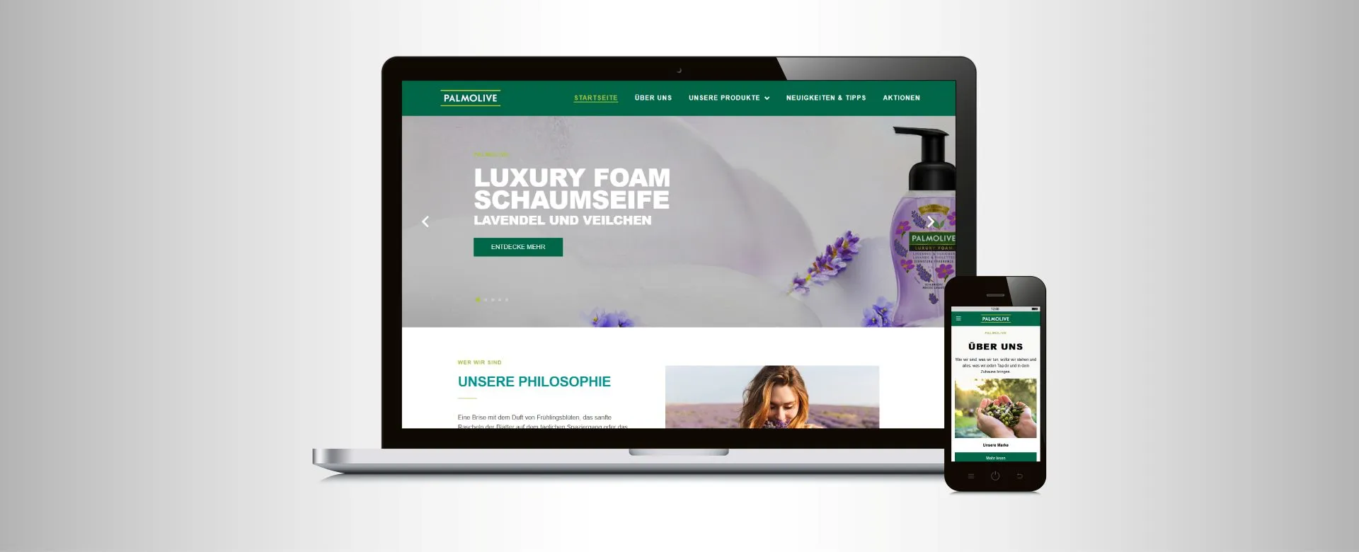 Zrzut ekranu projektu Palmolive Lokalizacje