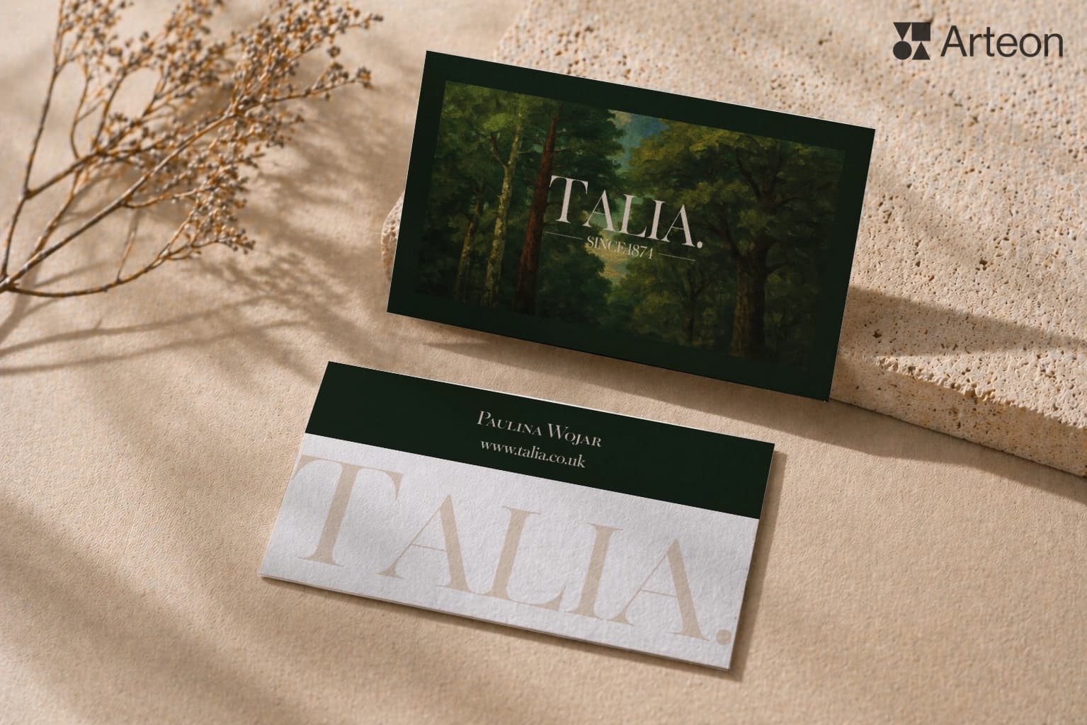Wizytówka dla SPA - TALIA