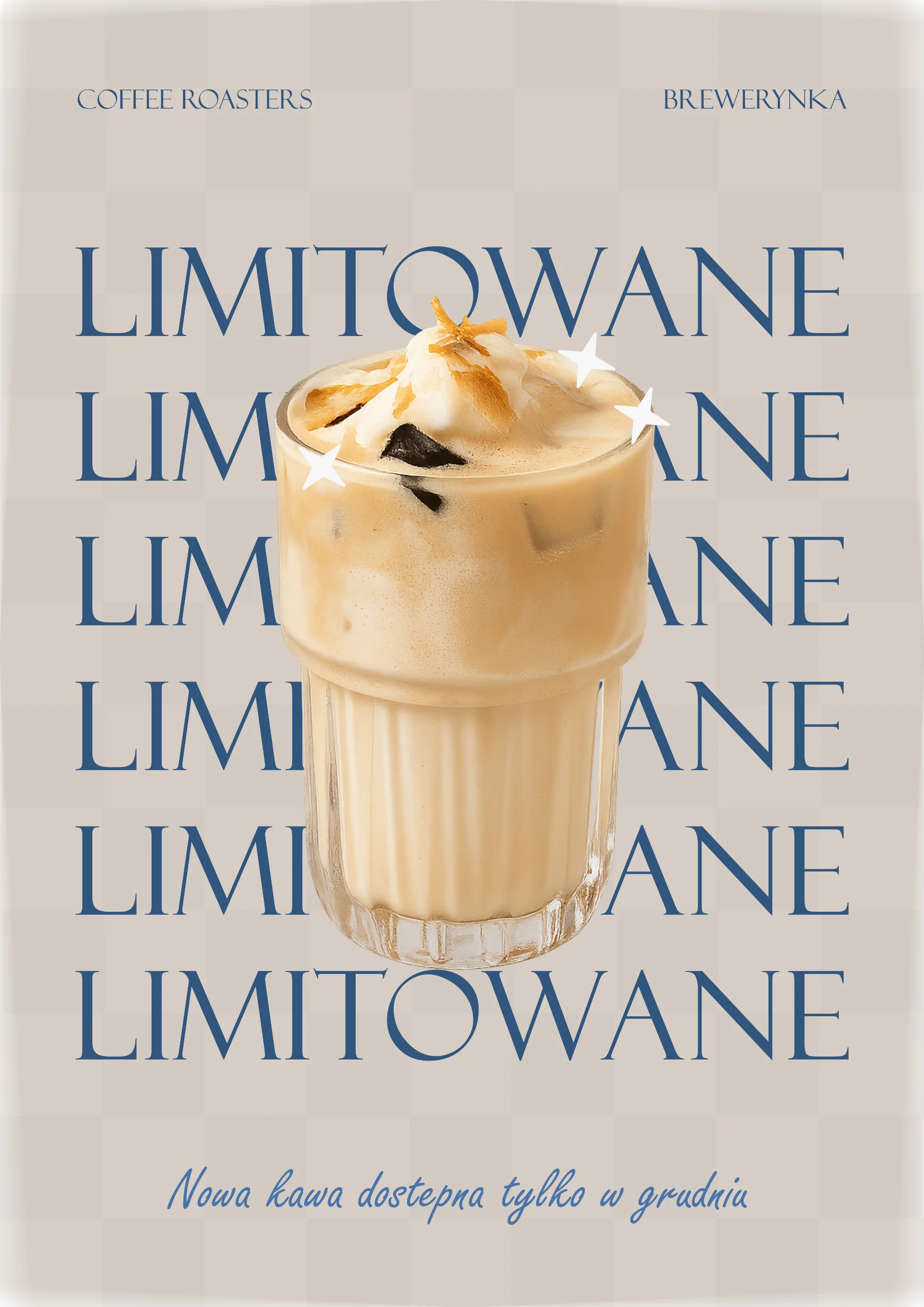 Plakat sezonowy Brewerynka Coffee Roasters - projekt graficzny