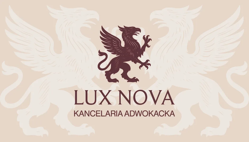 Wizytówka dla kancelarii - LUX NOVA (front)