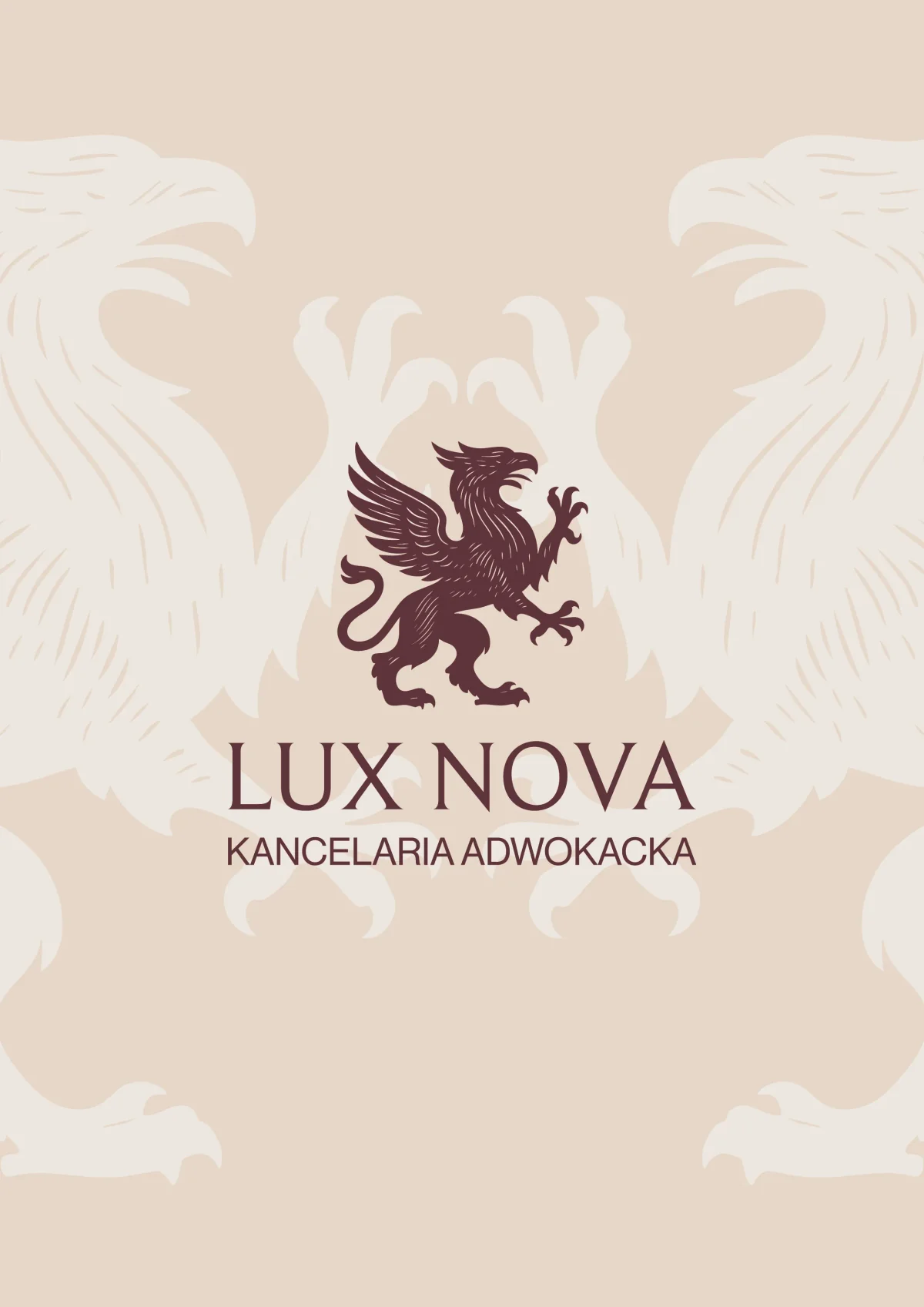 Teczka ofertowa dla kancelarii - LUX NOVA (front)