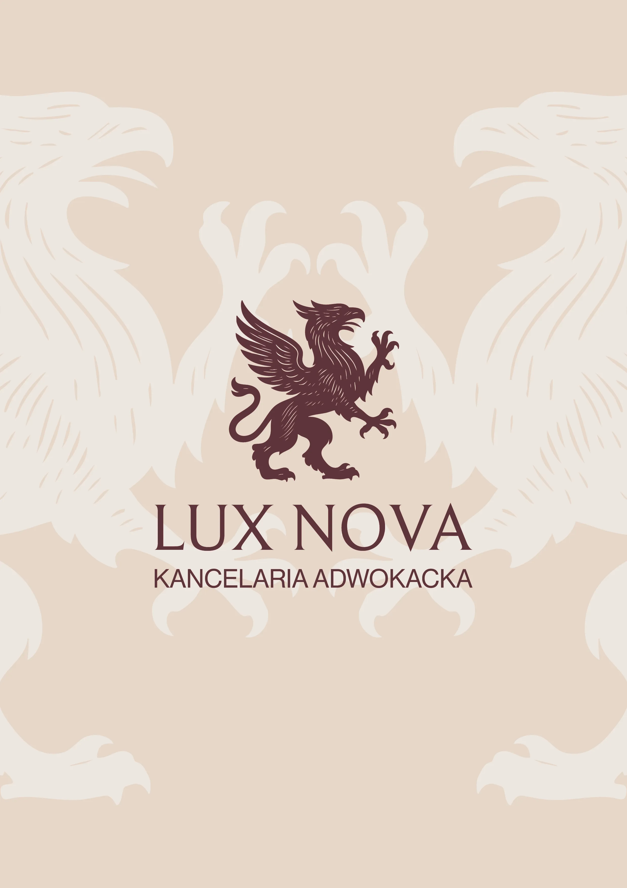 Teczka ofertowa dla kancelarii - LUX NOVA (front)