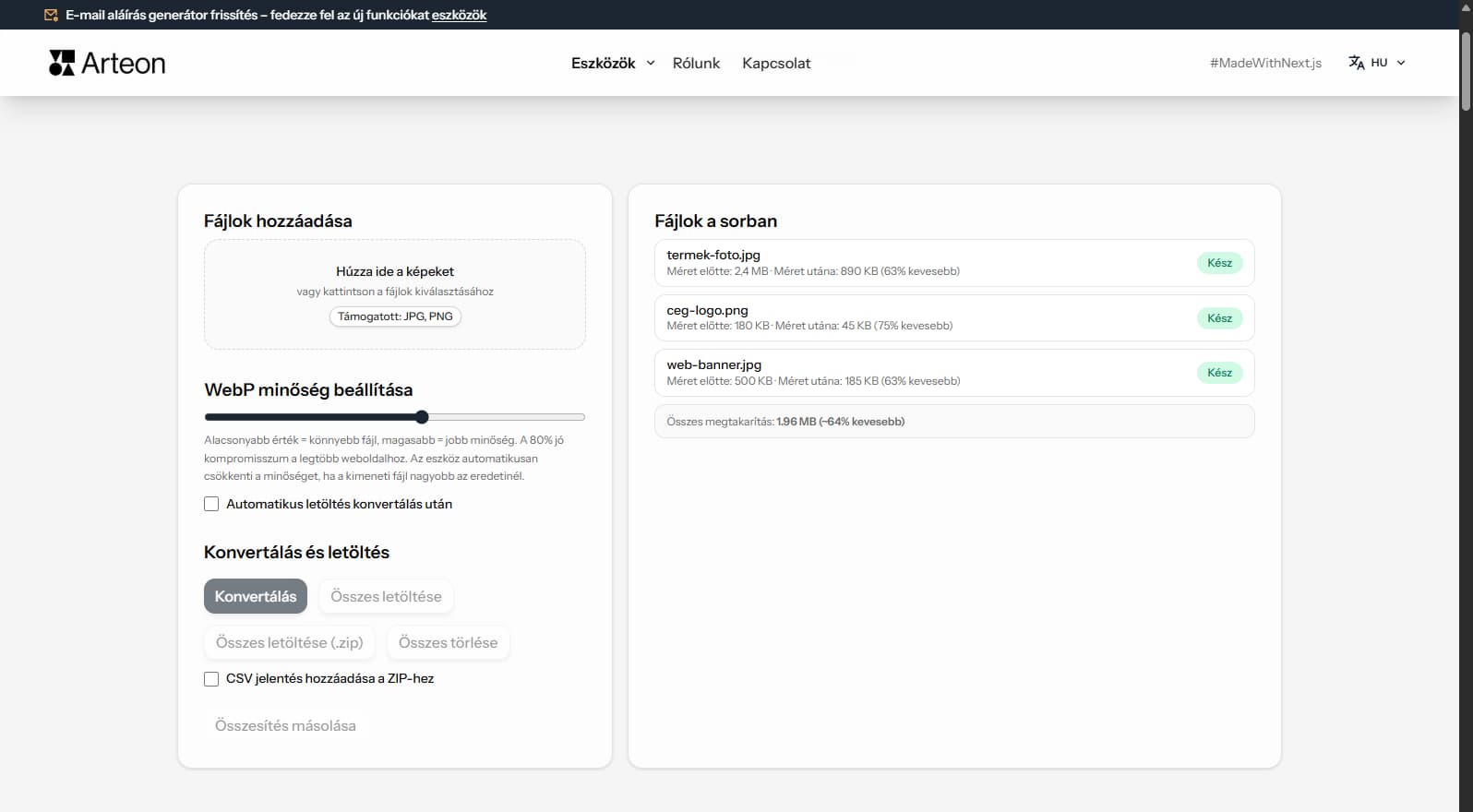 GIF konvertálás JPG formátumba